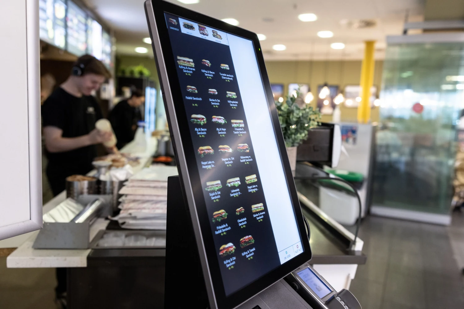 SIMAX selvbetjening i et spisested